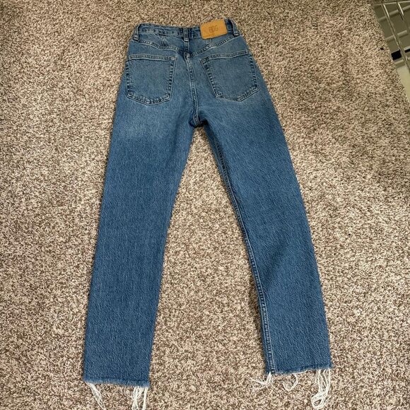 Women's Blue and Navy Jeans - Picture 2 of 3